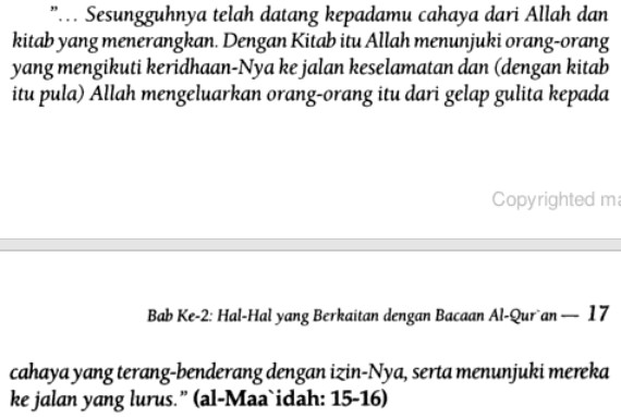arti surat al maidah